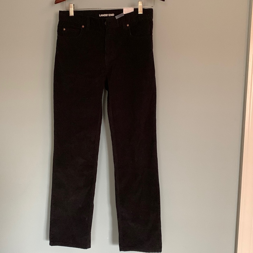 Lands End boys corduroy pants. Navy blue